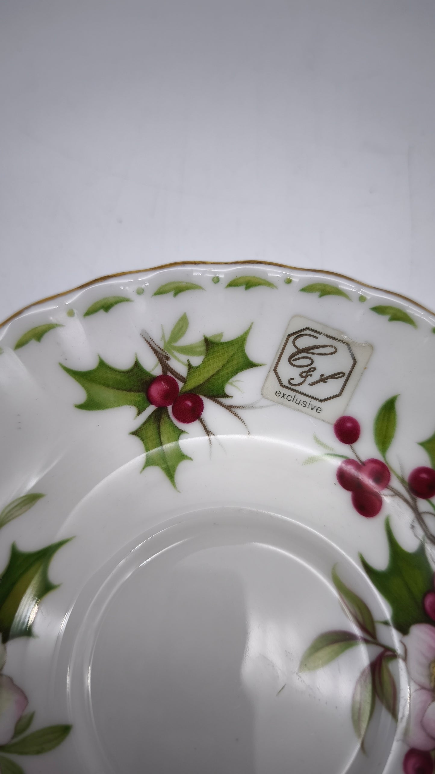88281 Piattino in ceramica Royal Albert, Flower of the month series, Christmas Rose