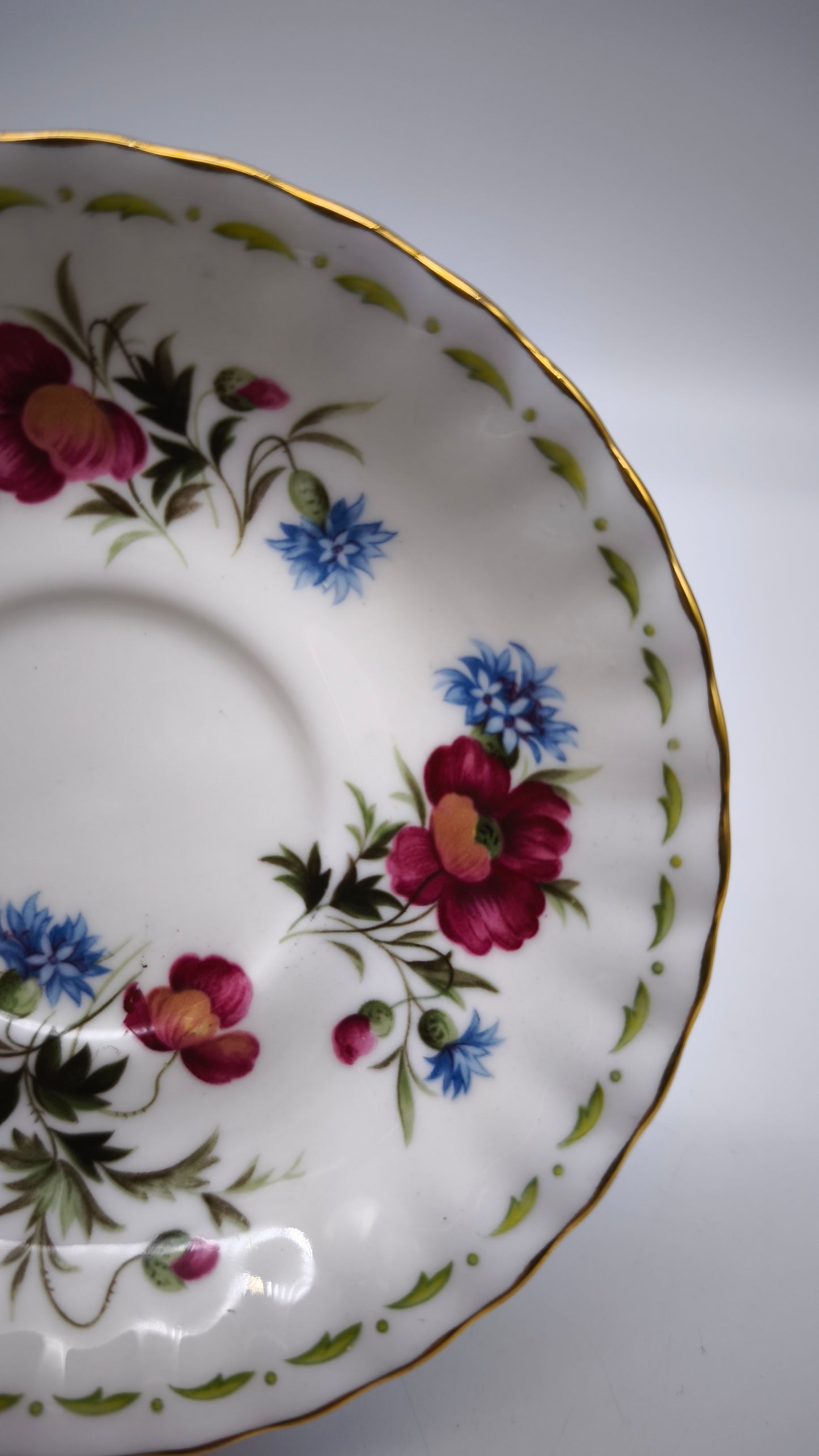88281 Piattino in ceramica Royal Albert, Flower of the month series, Poppy