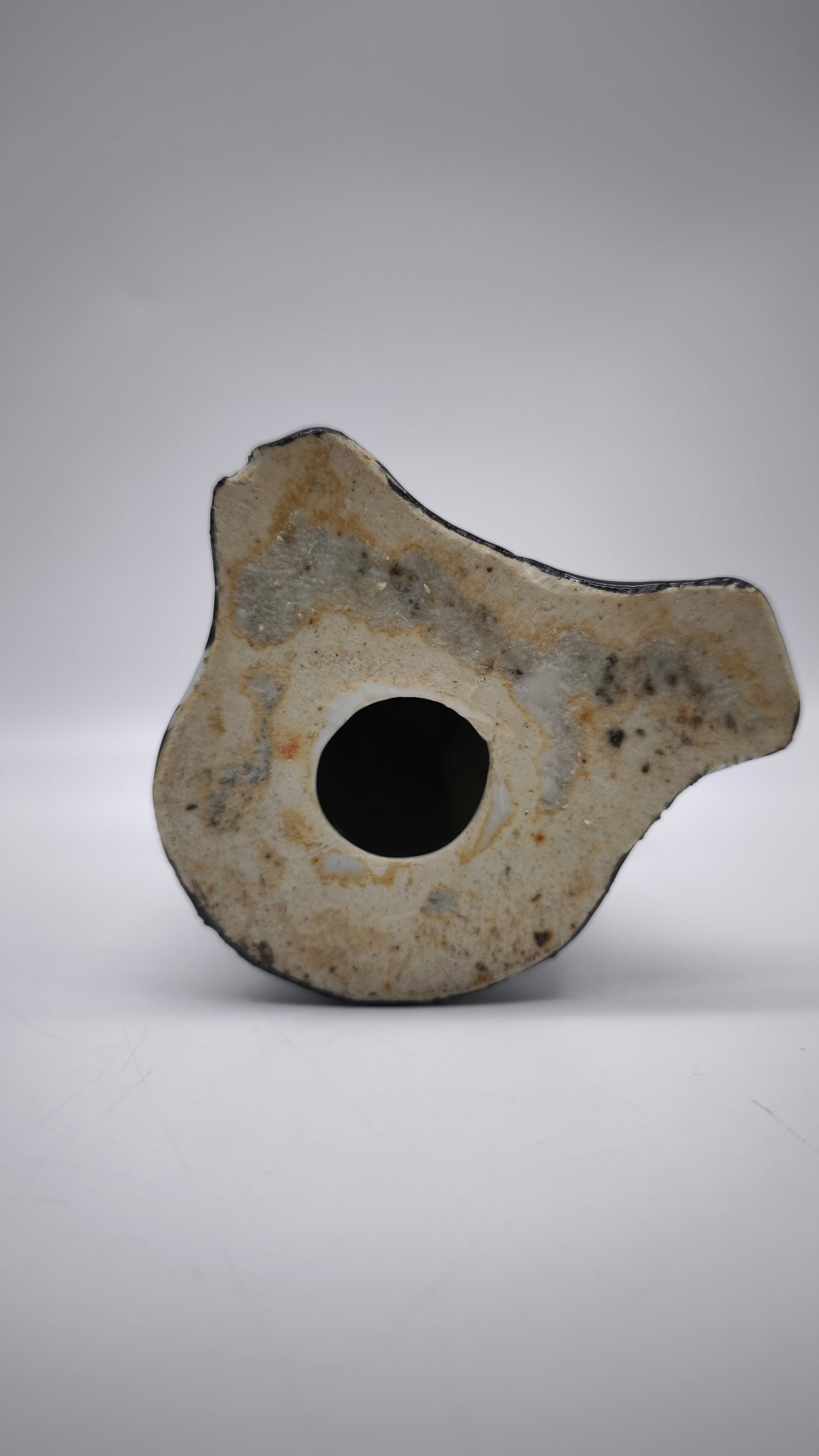 88099 Statuina viandante cinese in ceramica