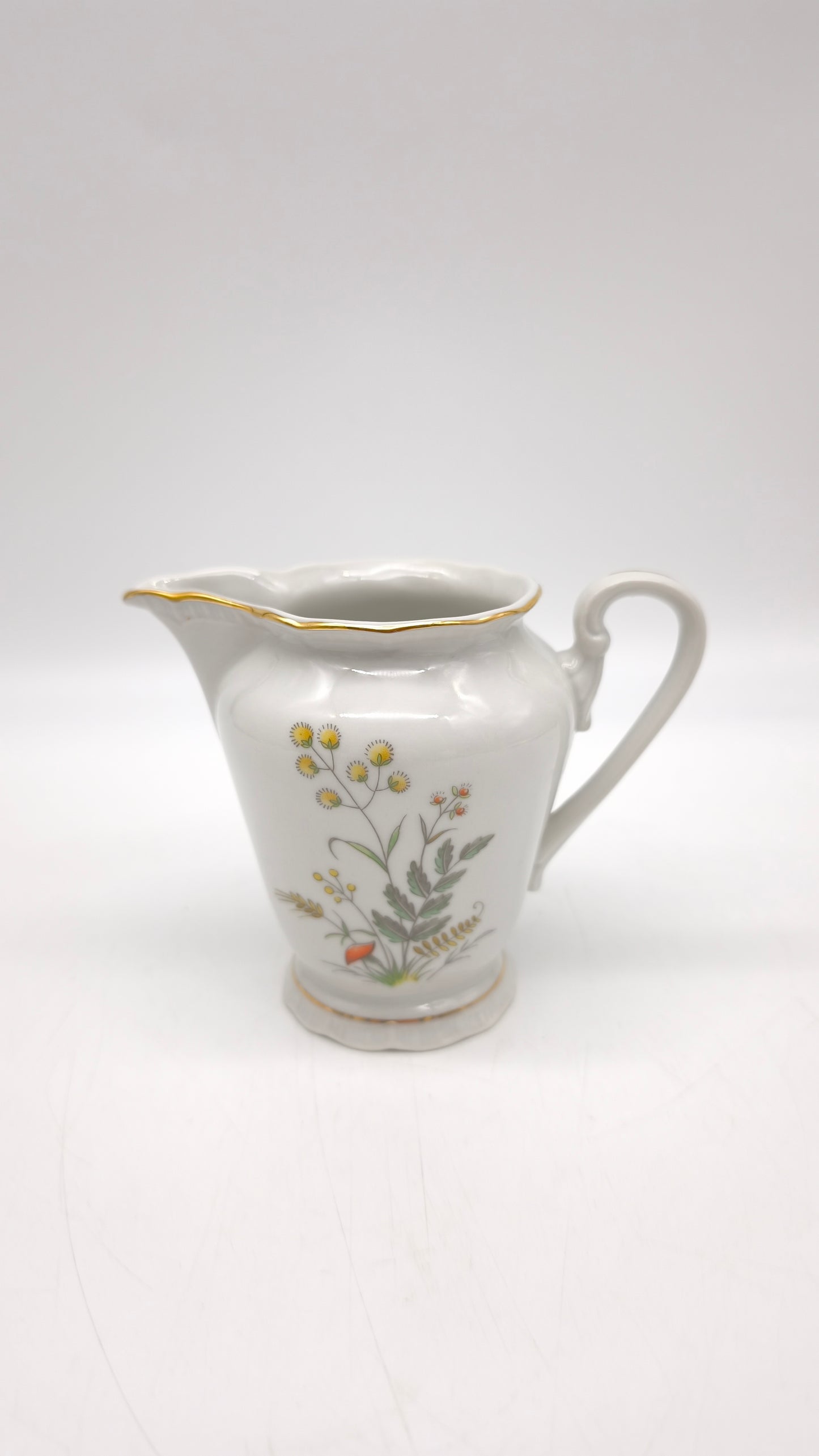 88323 Servizio da caffè per 10 persone in ceramica con decoro a motivo floreale