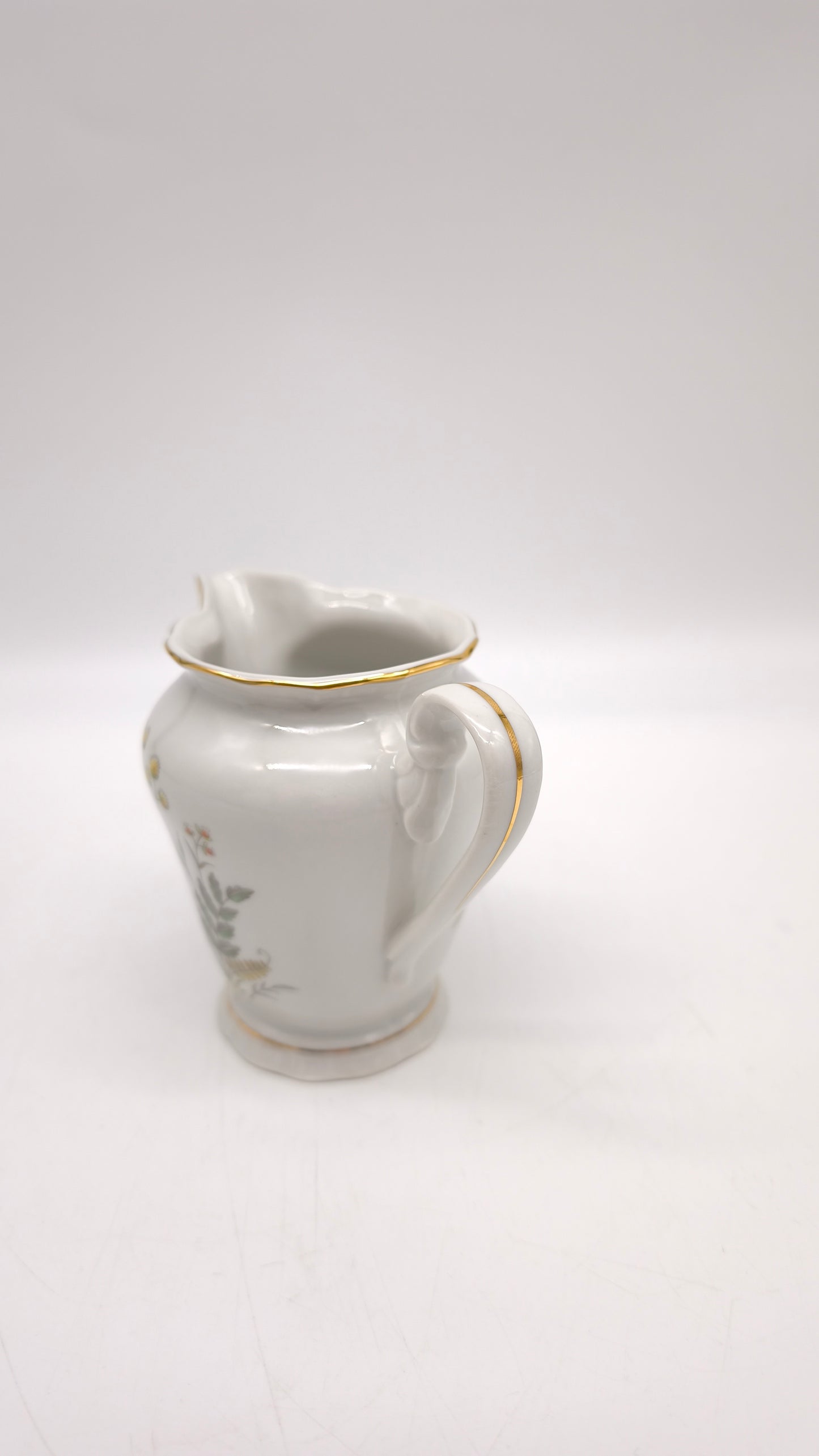 88323 Servizio da caffè per 10 persone in ceramica con decoro a motivo floreale