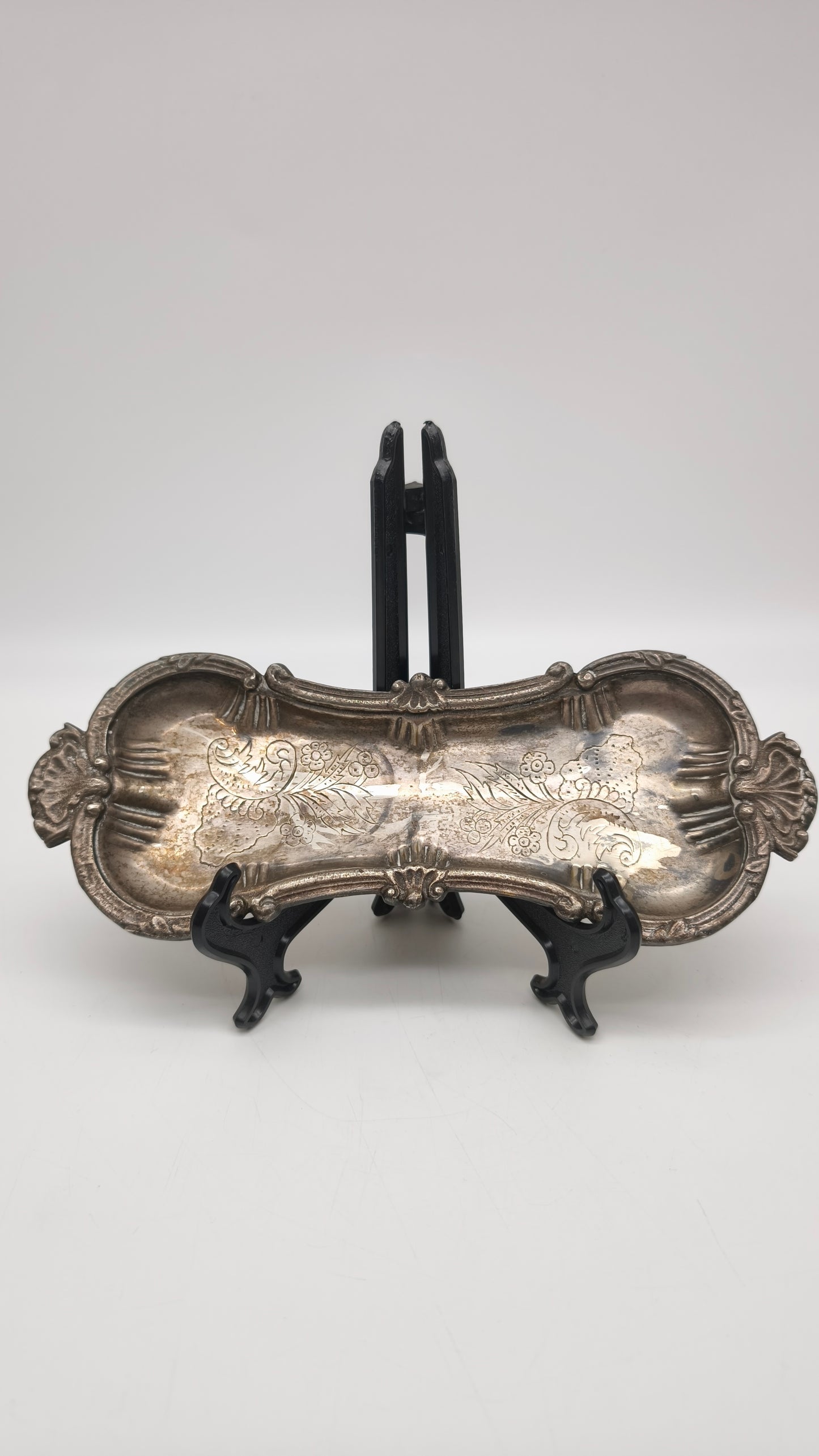 87777 Vassoio silver plated Muslom