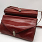 87677 Borsa in pelle bordeaux Nazareno Gabrielli