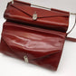 87677 Borsa in pelle bordeaux Nazareno Gabrielli