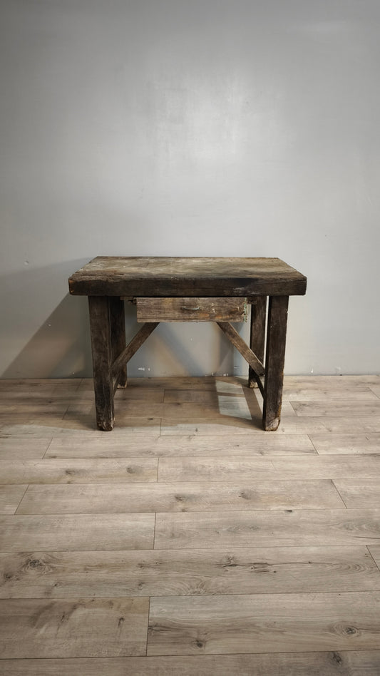 87440 Bancone da lavoro in legno massiccio