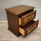 88256 Comodino in stile classico a 2 cassetti