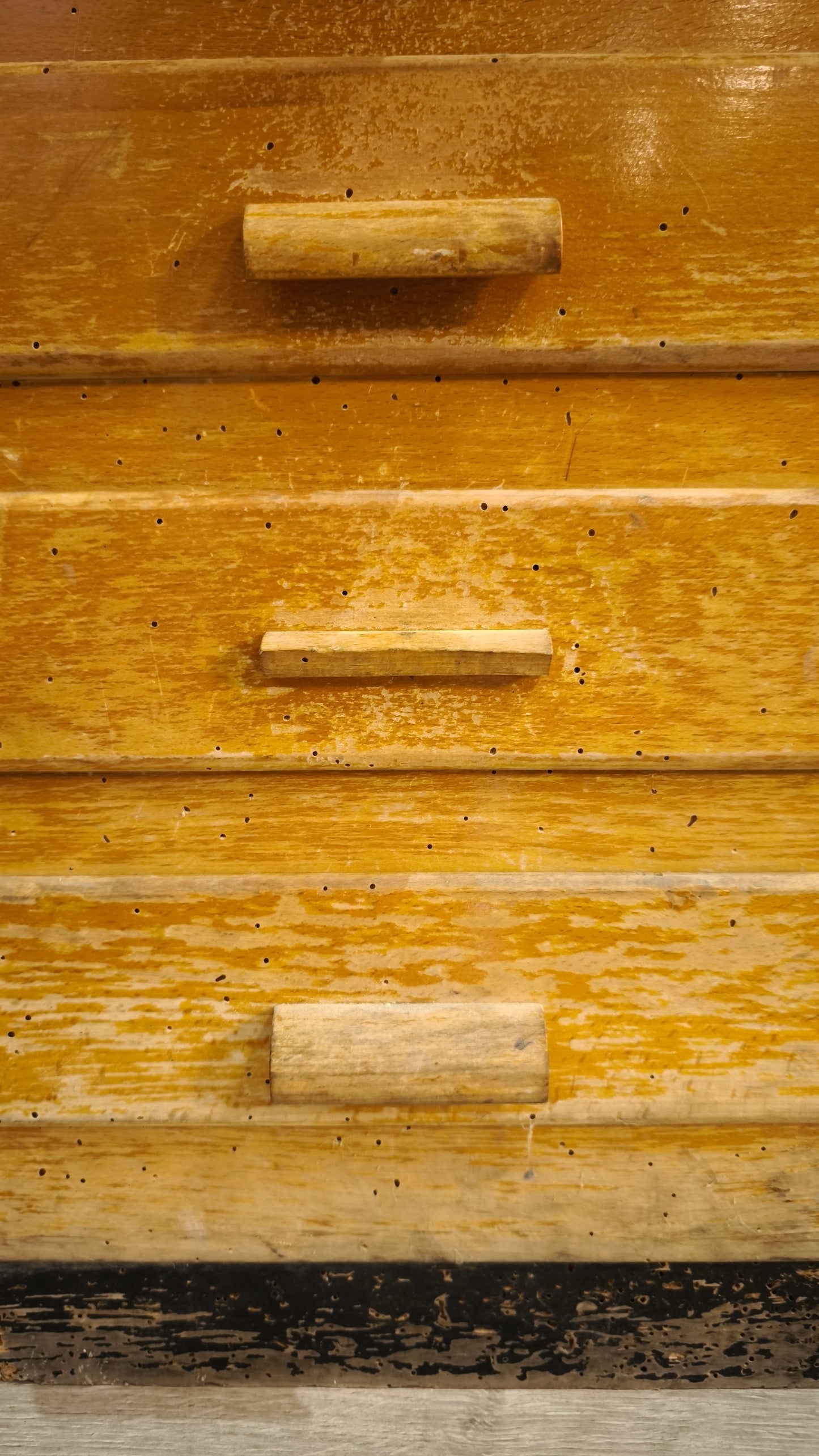 88401 Scrivania vintage in legno di faggio