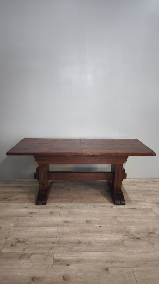 88406 Tavolo fratino in legno massello allungabile fino a 4 metri