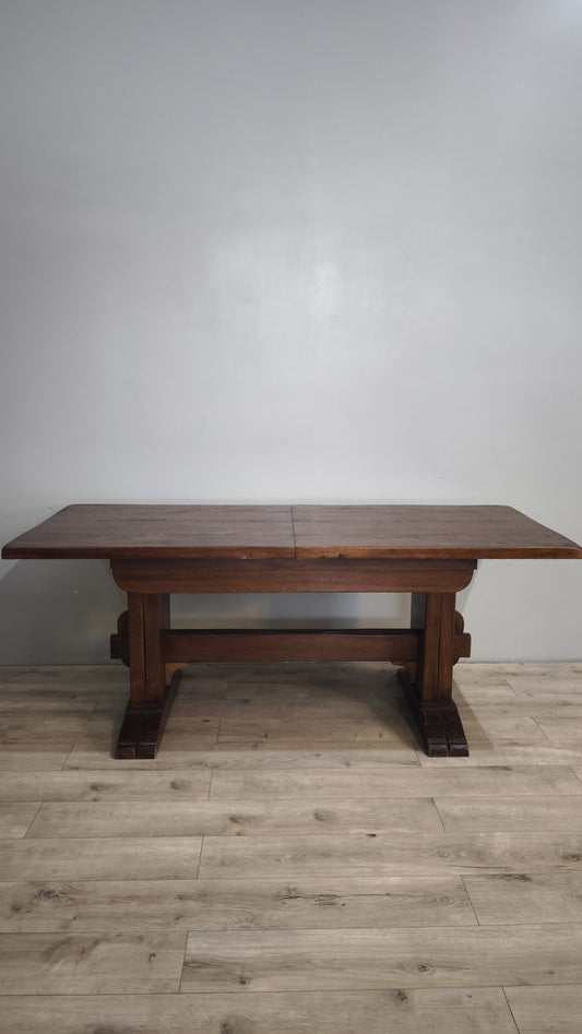 88406 Tavolo fratino in legno massello allungabile fino a 4 metri