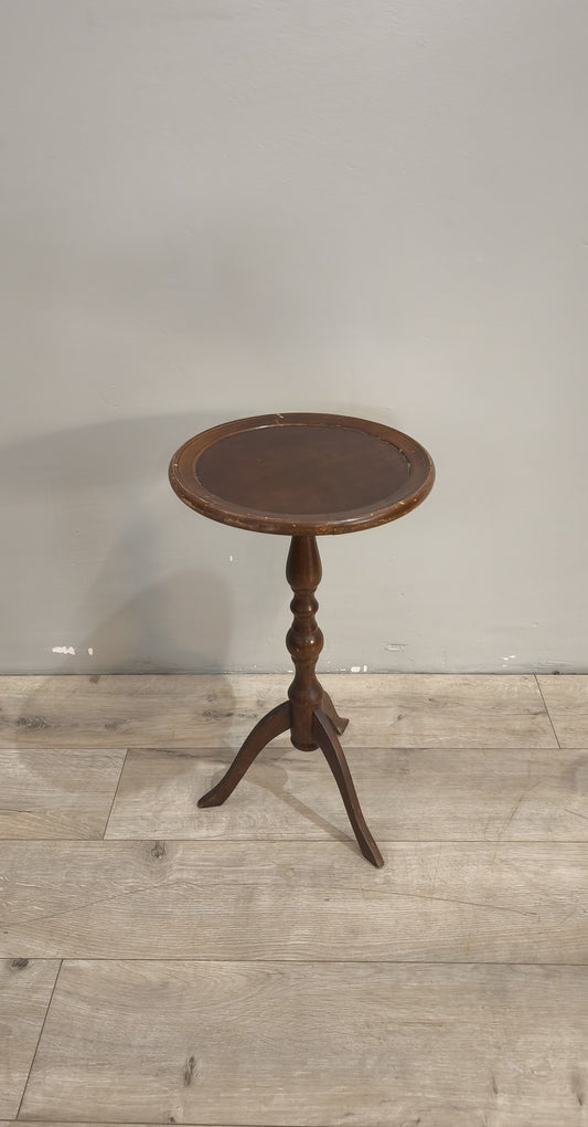 88517 Tavolino da salotto in legno con piano rotondo