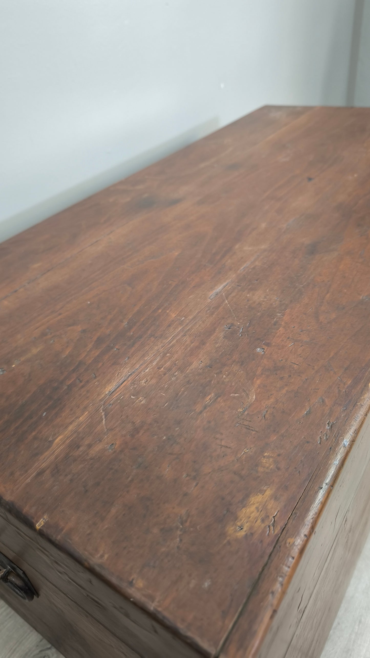 88478 Baule in legno con maniglie laterali