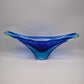 88550 Centrotavola in vetro blu