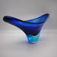 88550 Centrotavola in vetro blu
