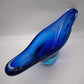 88550 Centrotavola in vetro blu
