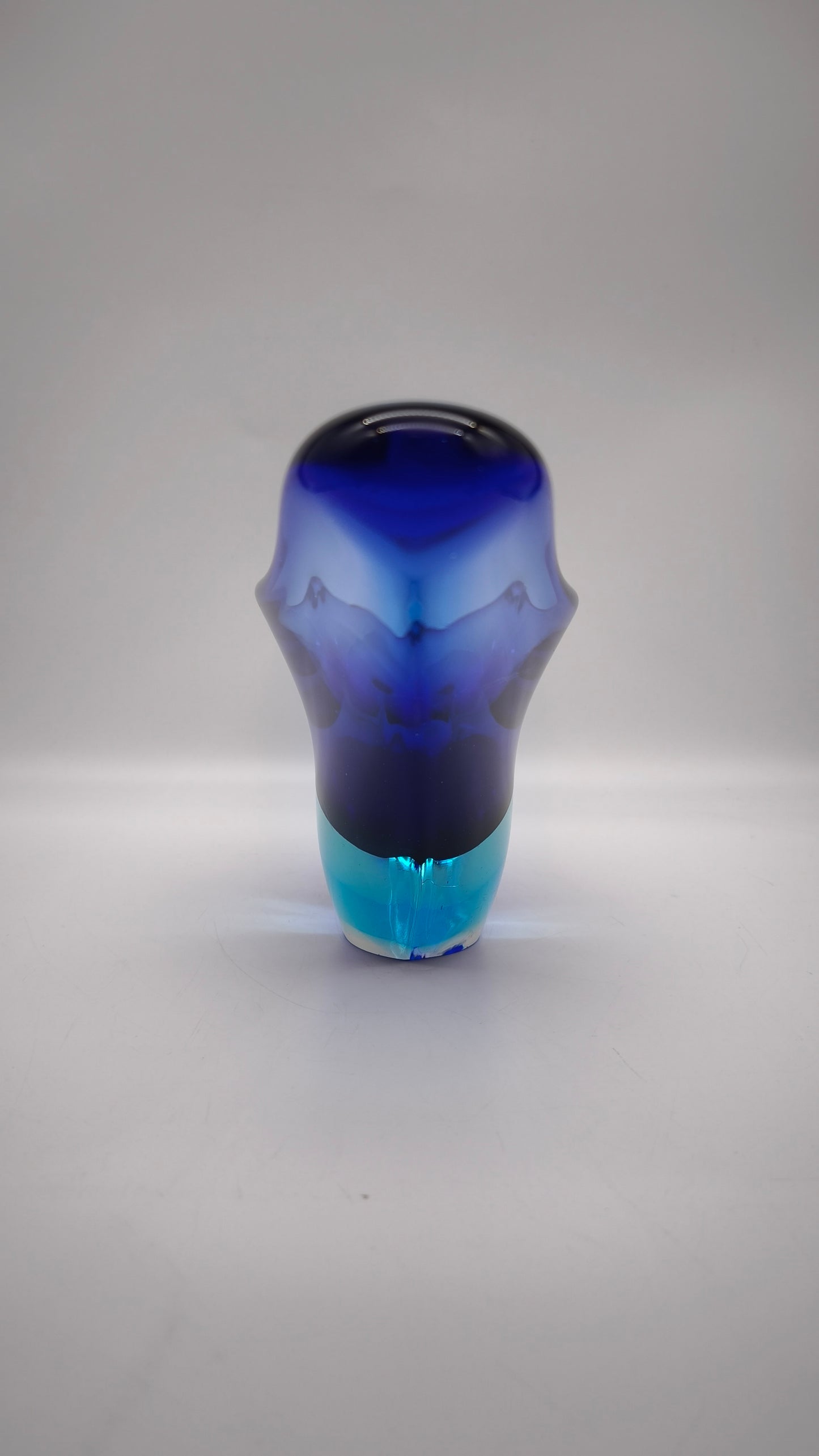 88550 Centrotavola in vetro blu