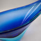 88550 Centrotavola in vetro blu