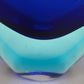 88550 Centrotavola in vetro blu