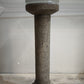 88621 Console con piano in cristallo e colonne in pietra