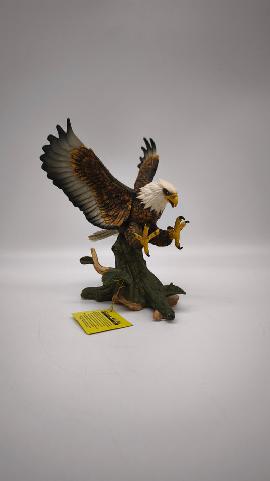 88460 Scultura aquila Classic Wildlife Collection in ceramica