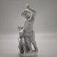 88208 Statuina putto con lepre in porcellana Ginori per Capodimonte