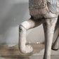 88545 Cavallino da giostra vintage in legno intagliato
