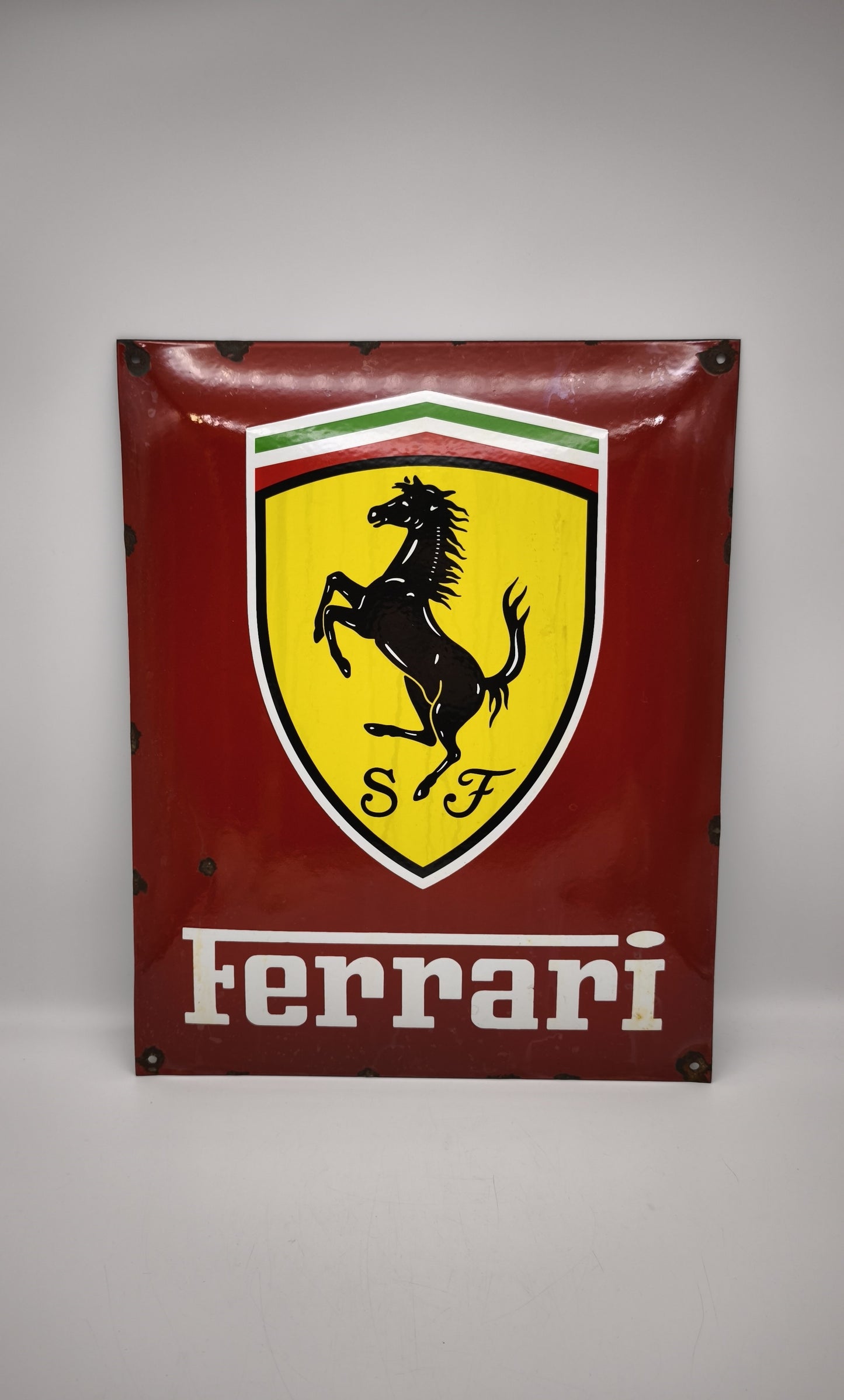 88687 Insegna vintage Ferrari
