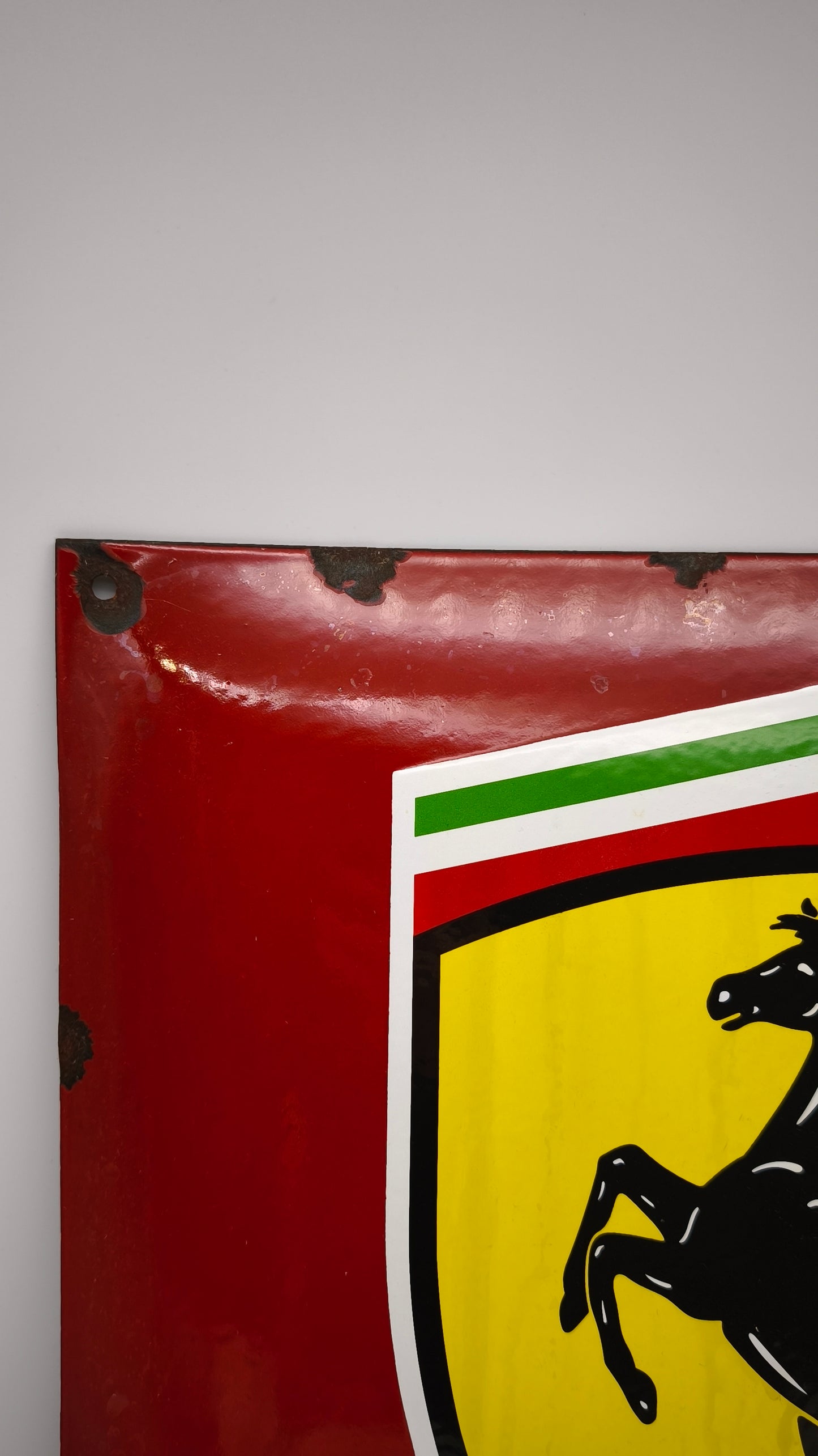 88687 Insegna vintage Ferrari