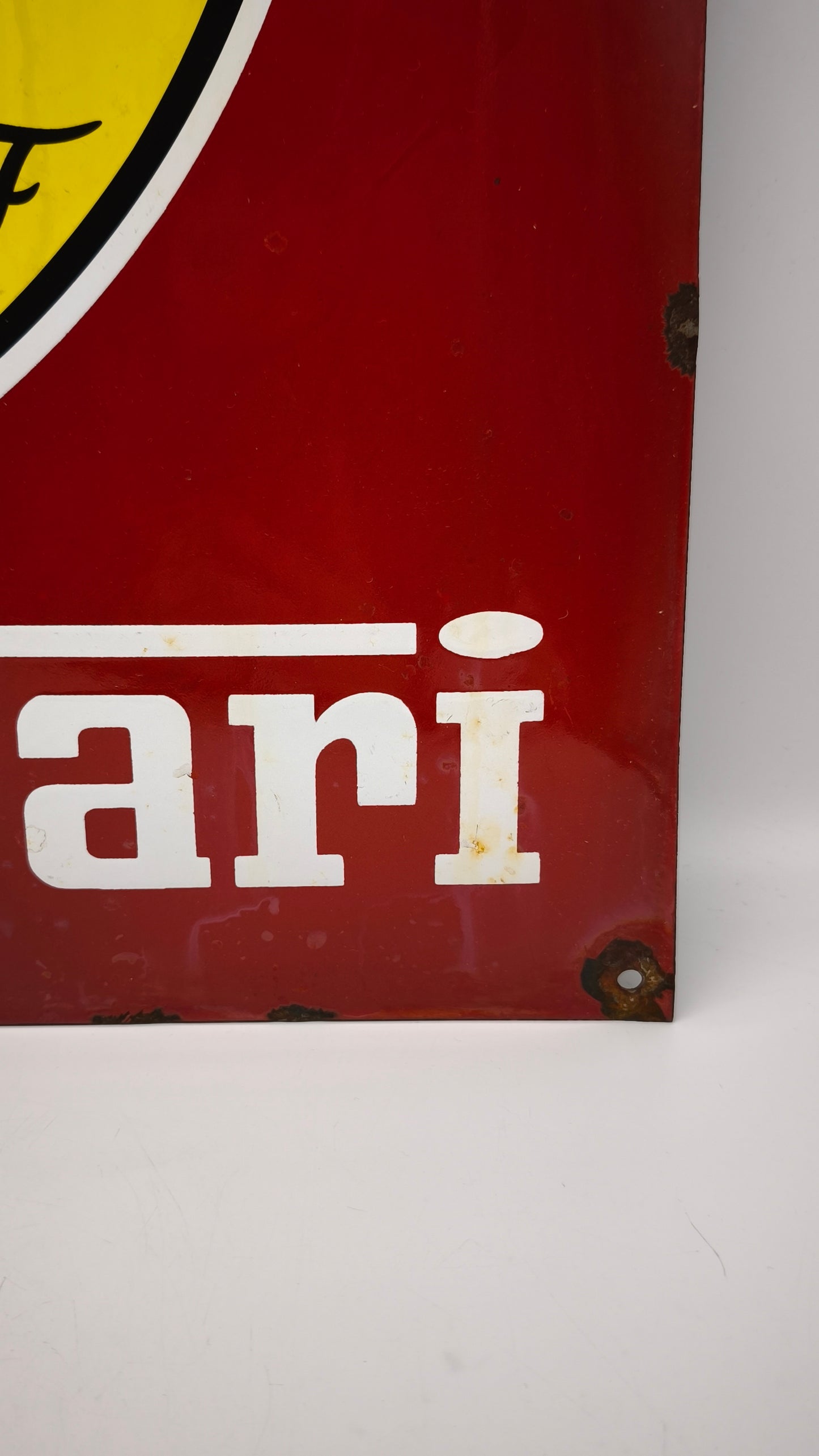 88687 Insegna vintage Ferrari