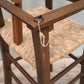 88729 Seggiolone in legno e paglia