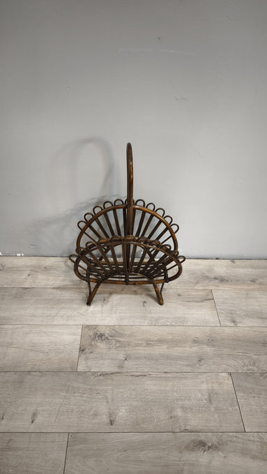 88836 Porta riviste vintage in bambù