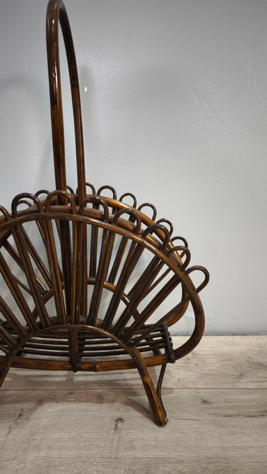 88836 Porta riviste vintage in bambù