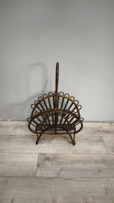 88836 Porta riviste vintage in bambù