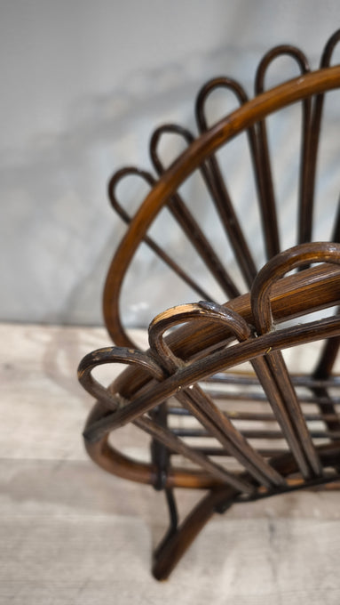 88836 Porta riviste vintage in bambù