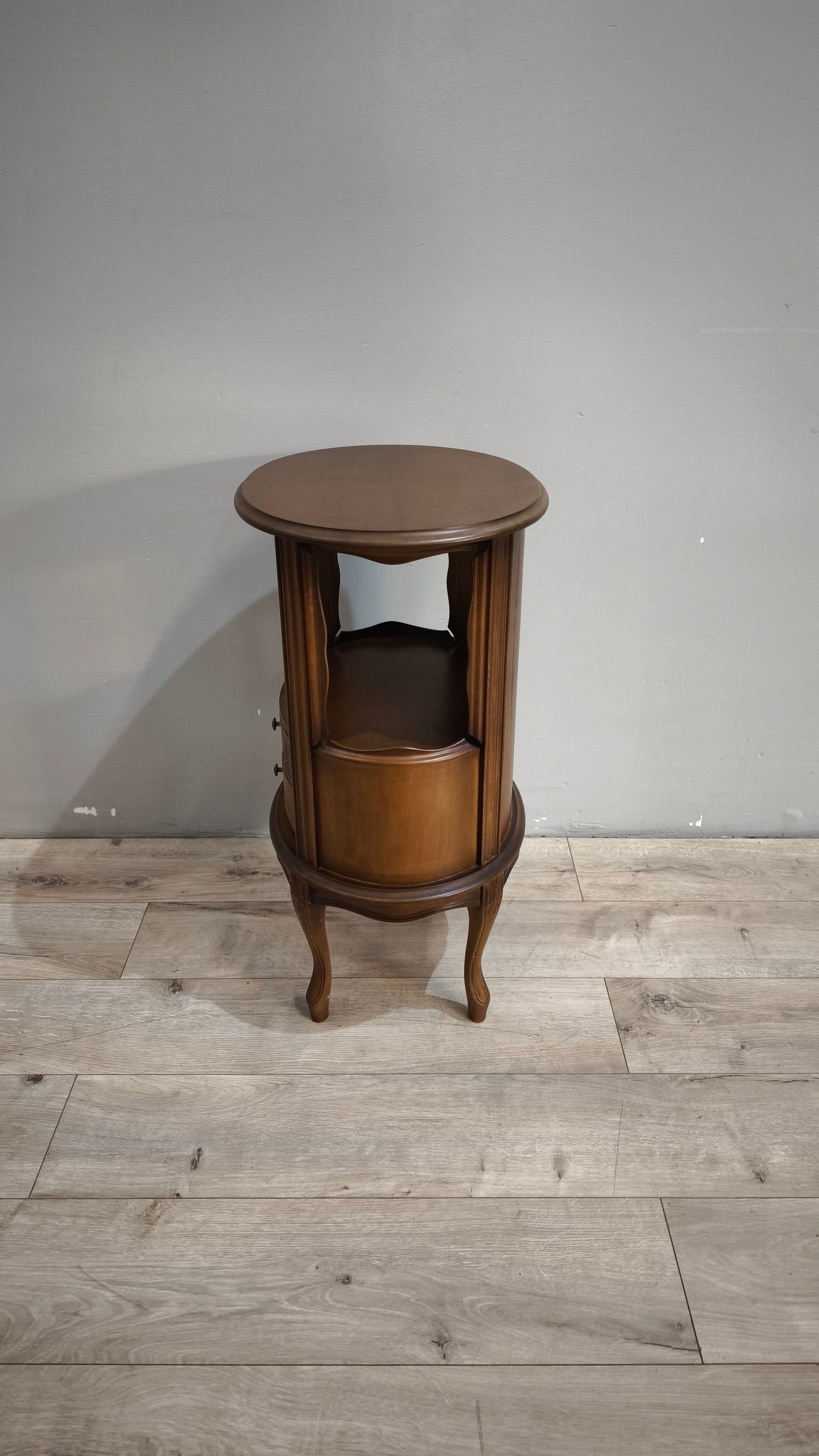 88835 Mobiletto porta telefono con piano ovale