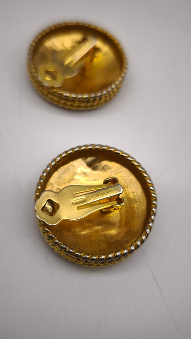 88880 Orecchini a clip Erwin Pearl anni '80