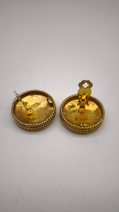 88880 Orecchini a clip Erwin Pearl anni '80