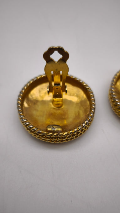 88880 Orecchini a clip Erwin Pearl anni '80