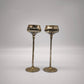 88848 Coppia di porta candela Meneses silver plated