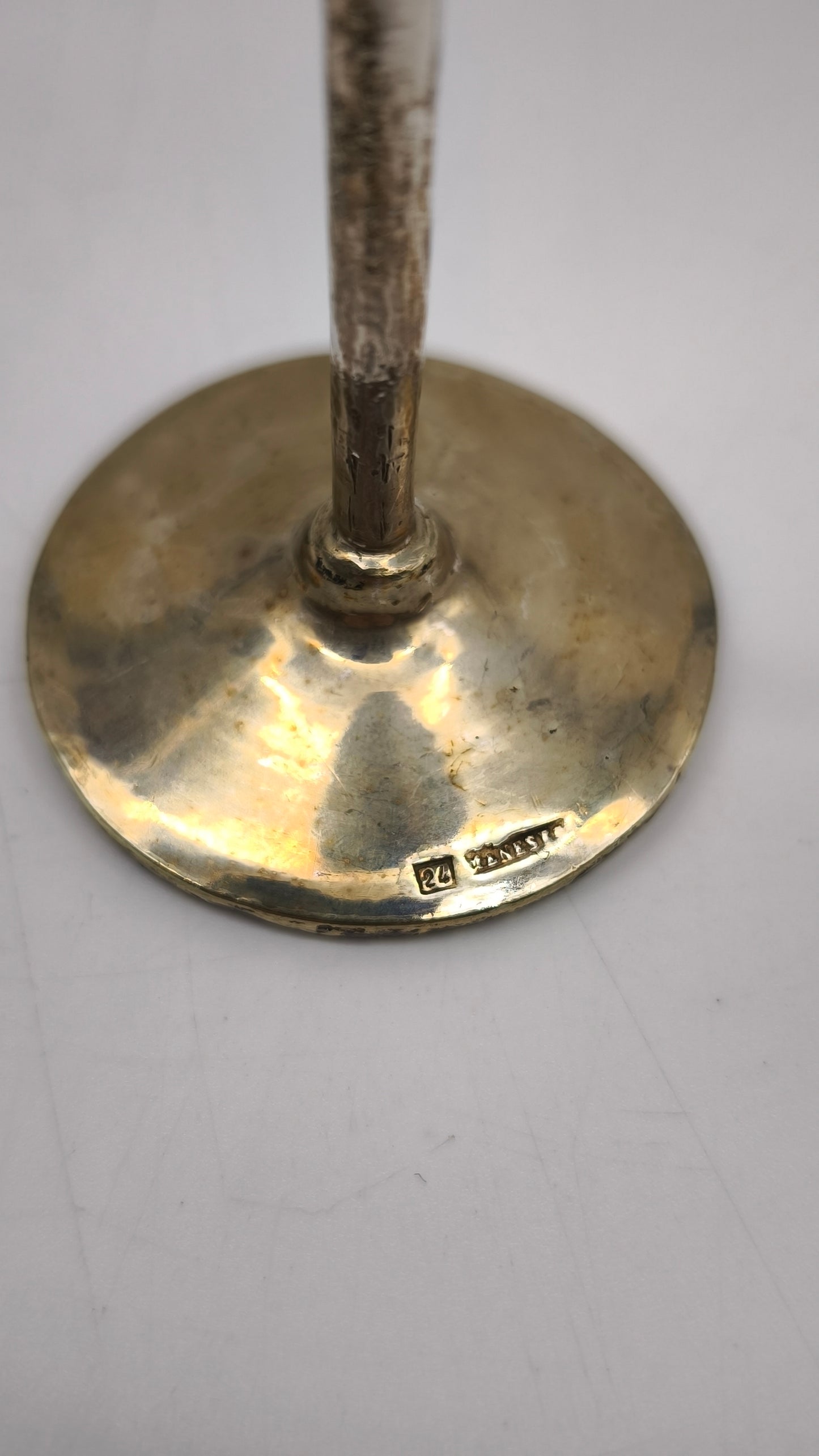 88848 Coppia di porta candela Meneses silver plated