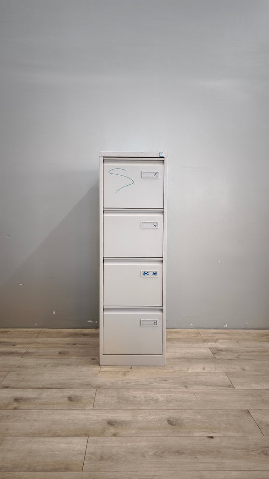 88986 Scaffale in metallo con quattro cassetti