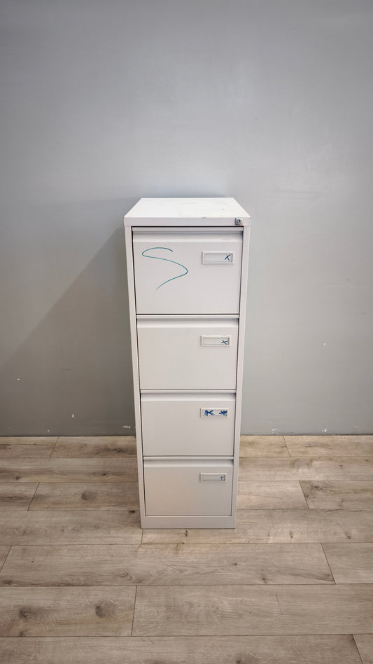 88986 Scaffale in metallo con quattro cassetti