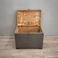 88992 Baule a cassa in legno dipinto grigio