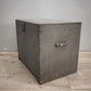 88992 Baule a cassa in legno dipinto grigio