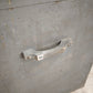 88992 Baule a cassa in legno dipinto grigio