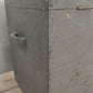 88992 Baule a cassa in legno dipinto grigio