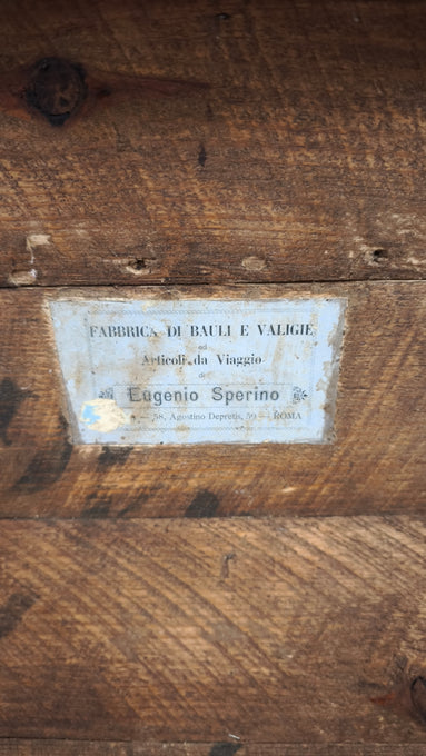 88991 Baule in legno bombato