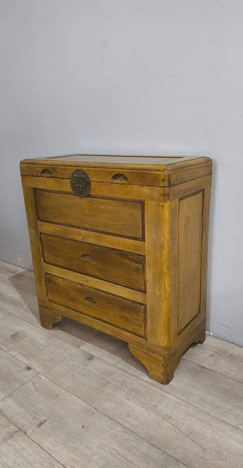 89016 Mobile in legno con due cassetti e un vano contenitore