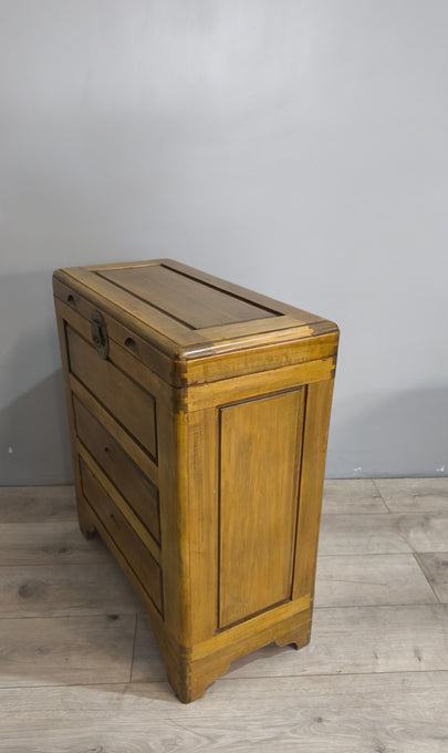 89016 Mobile in legno con due cassetti e un vano contenitore