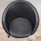 89109 Poltroncina nera Ikea con rotelle