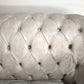 89142 Divano Chester grigio due posti in pelle